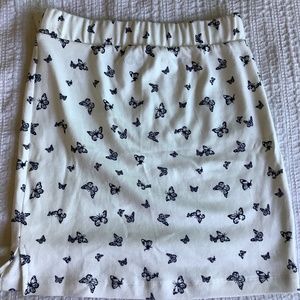 Short butterfly skirt